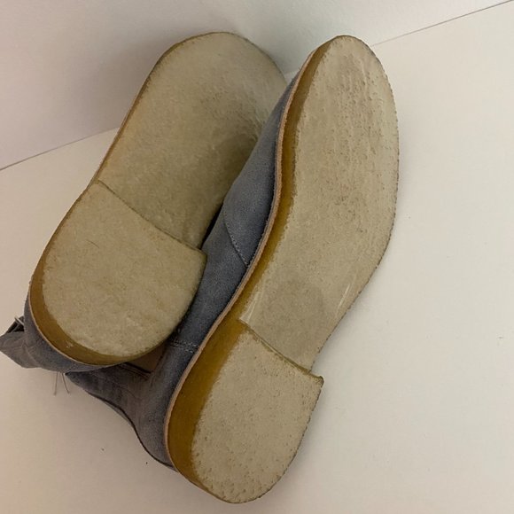Civil Regime Mens EU 41 / US 8 Grey Suede Pull On Chelsea Desert Boots